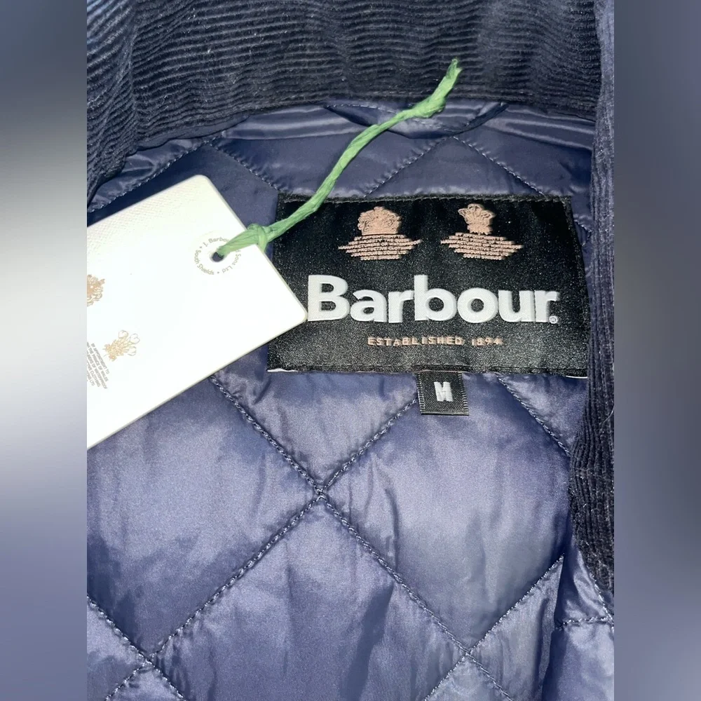 Barbour Tartan
Men's Quilted Navy Jacket - Picture 9 of 11